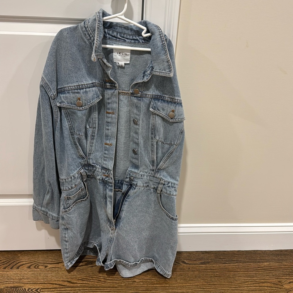 Denim romper